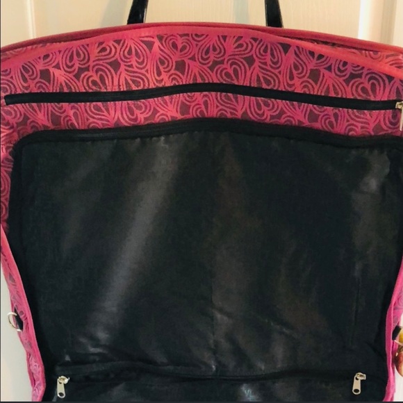 Diane Von Furstenberg Garment Bag Pink Hearts 💕 - Picture 4 of 4